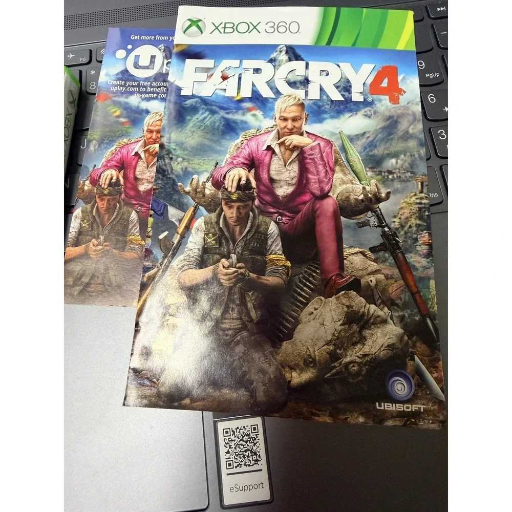 Far Cry 4 Microsoft Xbox 360 Game Complete‎ with Manual Ubisoft 2014 FPS
